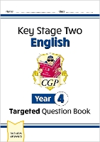 Book Cover for KS2 English Year 4 Targeted Question Book by CGP Books