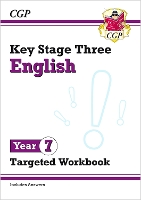 Book Cover for KS3 English Year 7 Targeted Workbook (with answers) by CGP Books