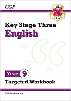 Book Cover for KS3 English Year 9 Targeted Workbook (with answers) by CGP Books