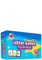 Book Cover for Letter Games Flashcards for Ages 4+ by CGP Books