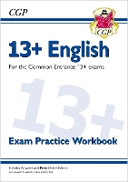 Book Cover for 13+ English Exam Practice Workbook for the Common Entrance Exams by CGP Books