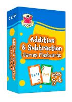 Book Cover for Addition & Subtraction Games Flashcards for Ages 5-6 (Year 1) by CGP Books