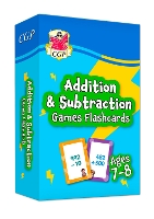 Book Cover for Addition & Subtraction Games Flashcards for Ages 7-8 (Year 3) by CGP Books