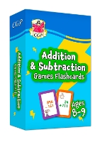 Book Cover for Addition & Subtraction Games Flashcards for Ages 8-9 (Year 4) by CGP Books