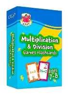 Book Cover for Multiplication & Division Games Flashcards for Ages 7-8 (Year 3) by CGP Books