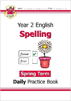 Book Cover for KS1 Spelling Year 2 Daily Practice Book: Spring Term by CGP Books