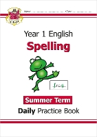 Book Cover for KS1 Spelling Year 1 Daily Practice Book: Summer Term by CGP Books