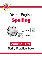 Book Cover for KS1 Spelling Year 1 Daily Practice Book: Autumn Term by CGP Books