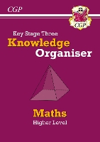 Book Cover for KS3 Maths Knowledge Organiser - Higher by CGP Books