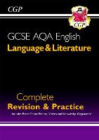 Book Cover for GCSE English Language & Literature AQA Complete Revision & Practice - Inc. Online Edn & Videos by CGP Books