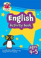 Book Cover for English Activity Book for Ages 4-5 (Reception) by CGP Books