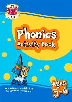 Book Cover for Phonics Activity Book for Ages 5-6 (Year 1) by CGP Books