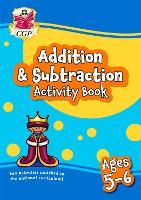 Book Cover for Addition & Subtraction Activity Book for Ages 5-6 (Year 1) by CGP Books