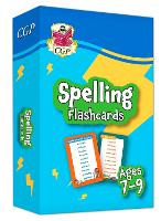 Book Cover for Spelling Flashcards for Ages 7-9 by CGP Books