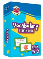 Book Cover for Vocabulary Flashcards for Ages 3-5 by CGP Books