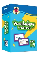 Book Cover for Vocabulary Flashcards for Ages 7-9 by CGP Books