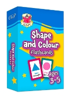 Book Cover for Shape & Colour Flashcards for Ages 3-5 by CGP Books