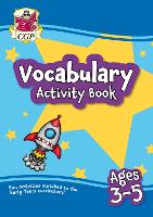 Book Cover for Vocabulary Activity Book for Ages 3-5 by CGP Books