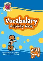 Book Cover for Vocabulary Activity Book for Ages 5-7 by CGP Books