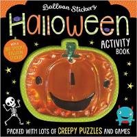 Book Cover for Halloween Balloon Sticker Activity Book by Dawn Machell