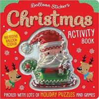 Book Cover for Christmas Balloon Sticker Activity Book by Stuart Lynch