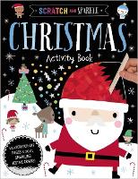 Book Cover for Scratch and Sparkle Christmas Activity Book by Dawn Machell