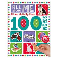 Book Cover for 100 Words All About Me Words Sticker Activity Book by Make Believe Ideas