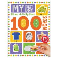 Book Cover for 100 My Busy Day Words Sticker Activity by Make Believe Ideas