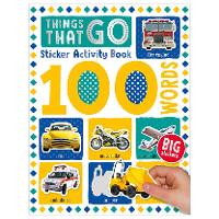 Book Cover for 100 Things That Go Words Sticker Activity by Make Believe Ideas