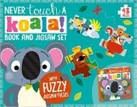 Book Cover for Never Touch a Koala Book and Touch and Feel Jigsaw Boxset by Rosie Greening