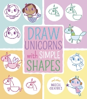 Book Cover for Draw Unicorns with Simple Shapes by Jo Moon