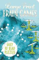 Book Cover for Large Print Brain Games by Eric Saunders