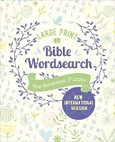 Book Cover for Large Print Bible Wordsearch by Eric Saunders