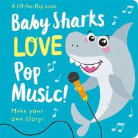 Book Cover for Baby Sharks Love Pop Music! by Amber Lily