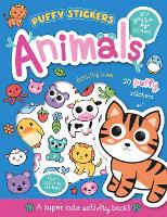 Book Cover for Puffy Sticker Animals by Connie Isaacs
