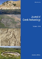 Book Cover for Journal of Greek Archaeology Volume 3 2018 by John Bintliff