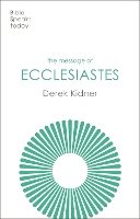 Book Cover for The Message of Ecclesiastes by Derek Kidner