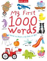 Book Cover for My First 1000 Words by Becky Miles, Ailie Busby