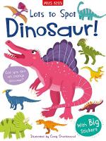 Book Cover for Lots to Spot Dinosaurs! Sticker Book by Fran Bromage