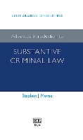 Book Cover for Advanced Introduction to Substantive Criminal Law by Stephen J Morse