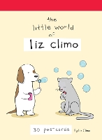 Book Cover for The Little World of Liz Climo Postcard Book by Liz Climo