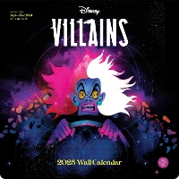 Book Cover for Disney Villains 2025 Wall Calendar by Chronicle Books