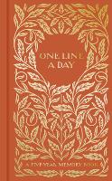 Book Cover for Gilded One Line a Day by Chronicle Books