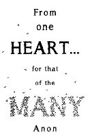 Book Cover for From one heart... for that of the many by anon