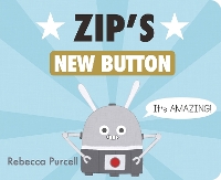 Book Cover for Zip's New Button by Rebecca Purcell