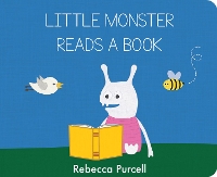 Book Cover for Little Monster Reads a Book by Rebecca Purcell