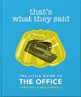 Book Cover for That's What They Said by Orange Hippo!