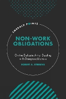 Book Cover for Non-Work Obligations by Robert A University of Calgary, Canada Stebbins