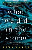 Book Cover for What We Did In The Storm by Tina Baker