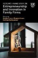 Book Cover for Research Handbook on Entrepreneurship and Innovation in Family Firms by Sascha Kraus